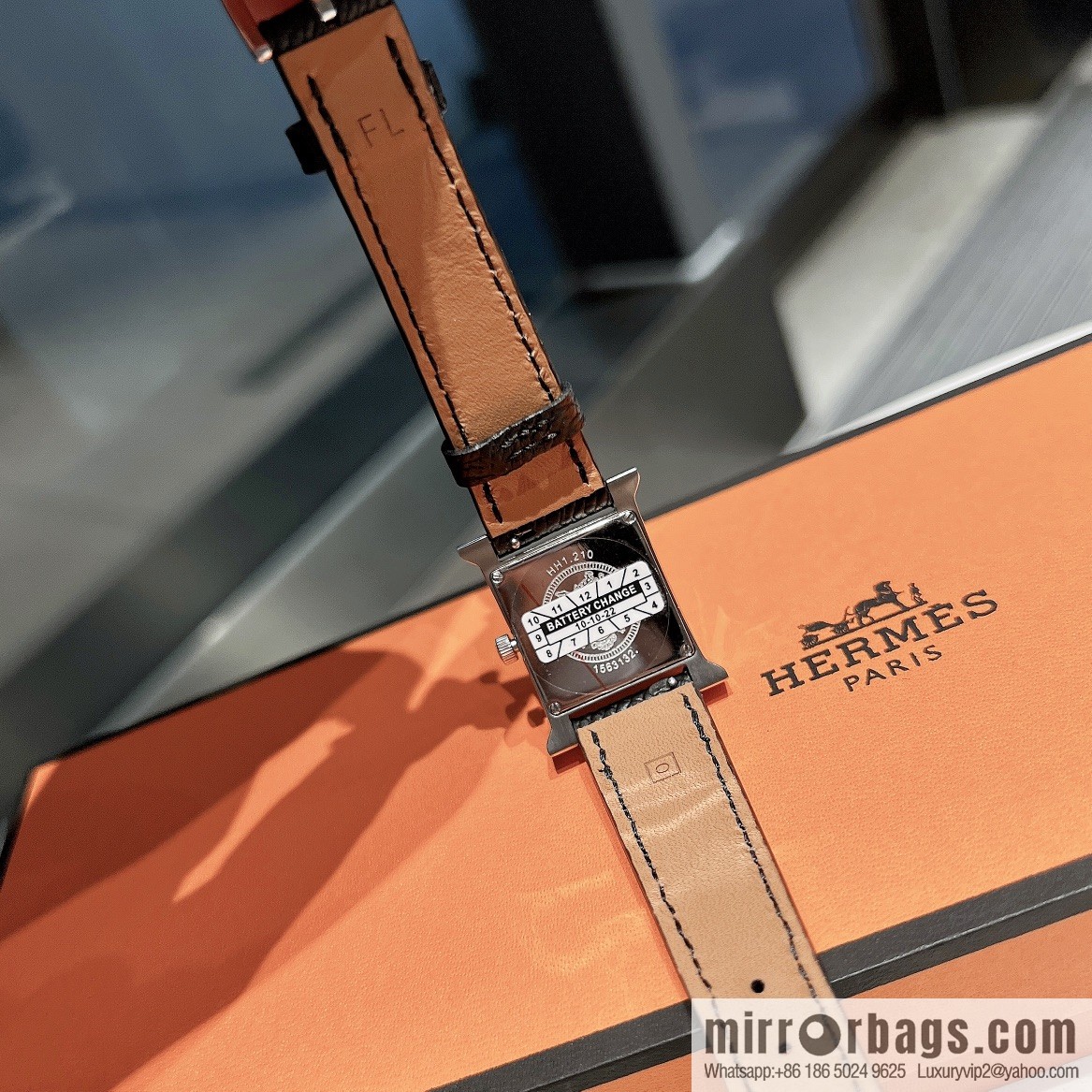 Hermès 2022 early spring 🔥 the latest color scheme set with 36 diamonds, quartz movement watch