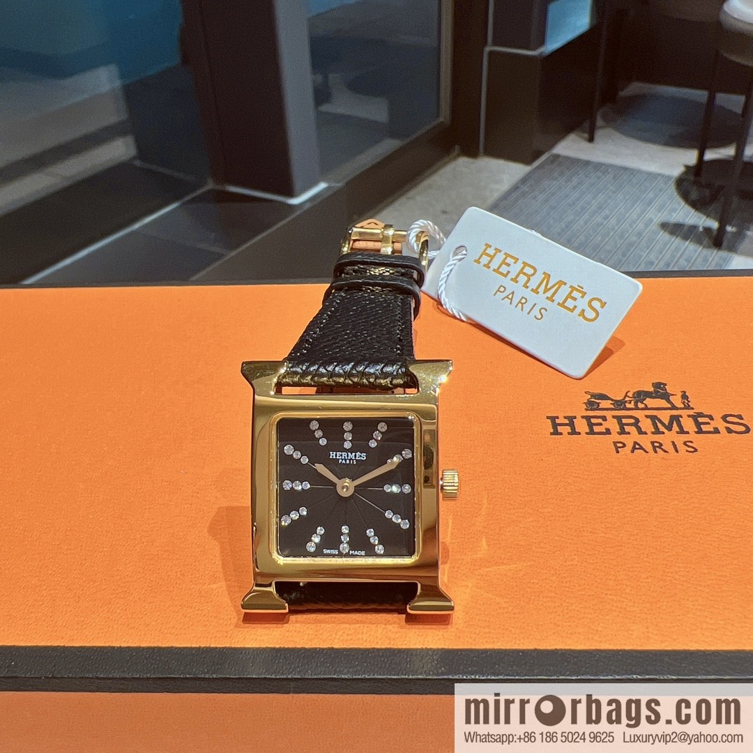 Hermès 2022 early spring 🔥 the latest color scheme set with 36 diamonds, quartz movement watch