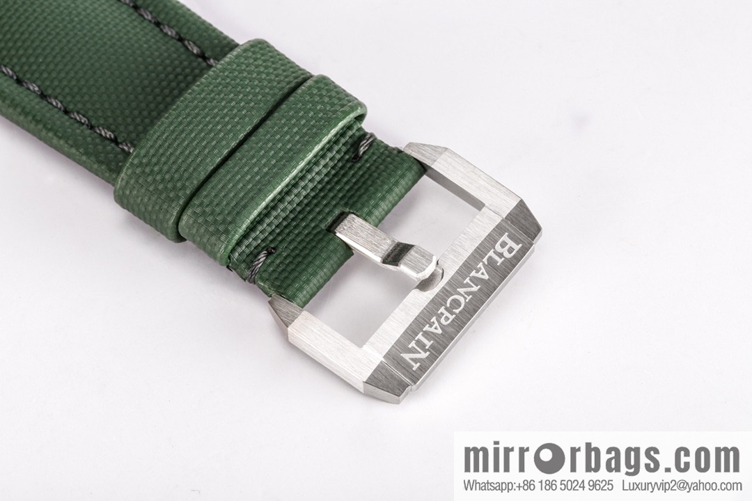 GF New Aurora Green Blancpain Fifty Steel Case Limited Edition Watch