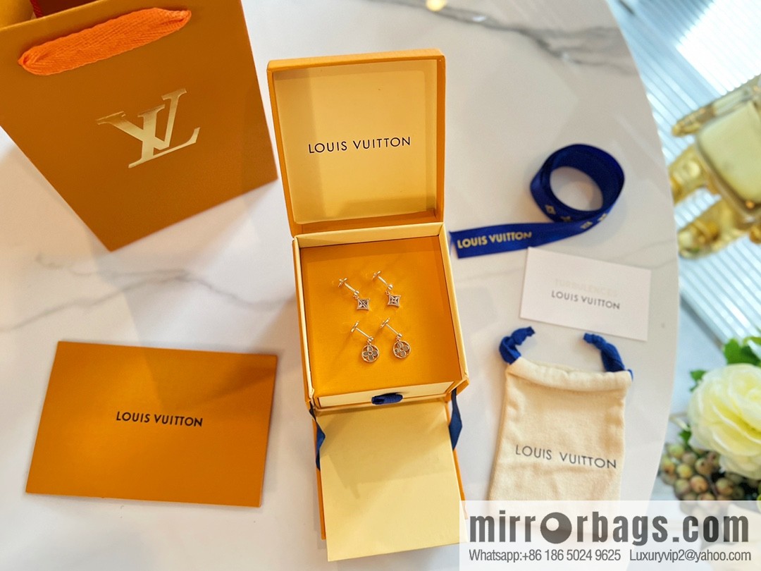 Louis Vuitton LV stud earrings