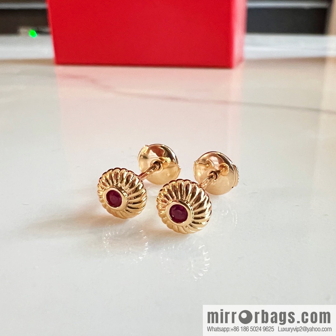 Qeelin, ruby stud earrings
