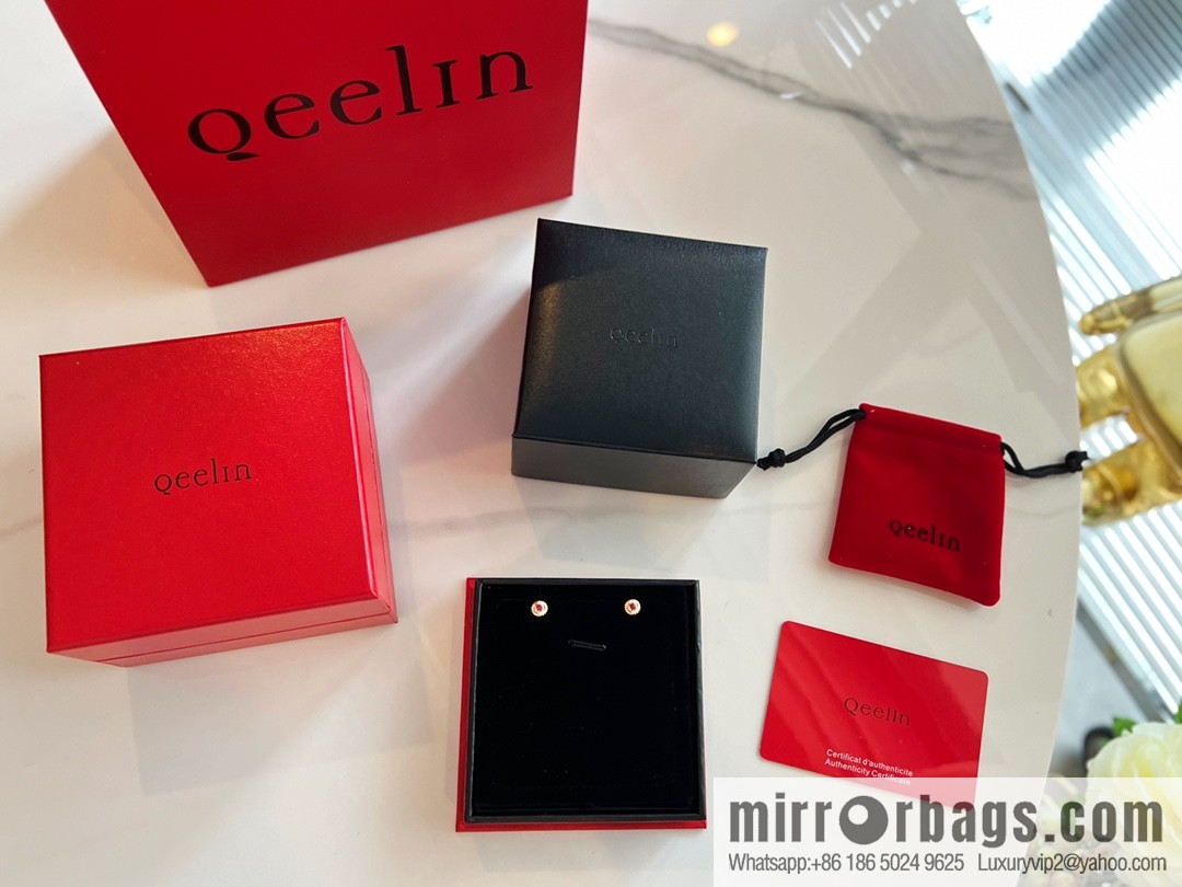 Qeelin, ruby stud earrings