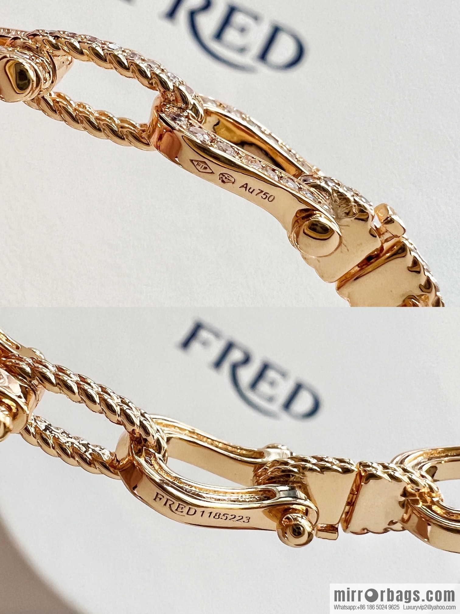 Fried Force10 series, full diamond bracelet bracelet