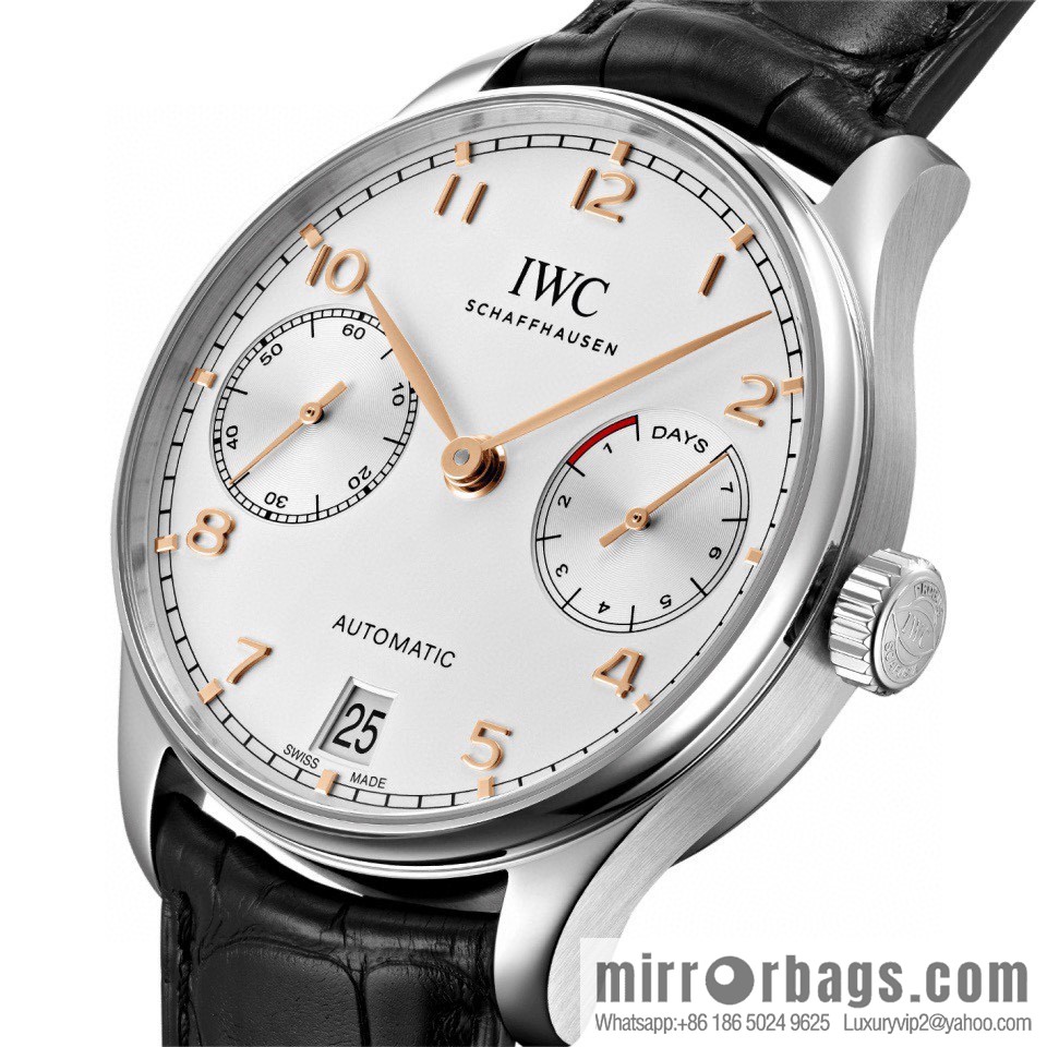 IWC Portugal series 7-day kinetic energy machinery Hangzhou 2c10 movement watch, model IW500713