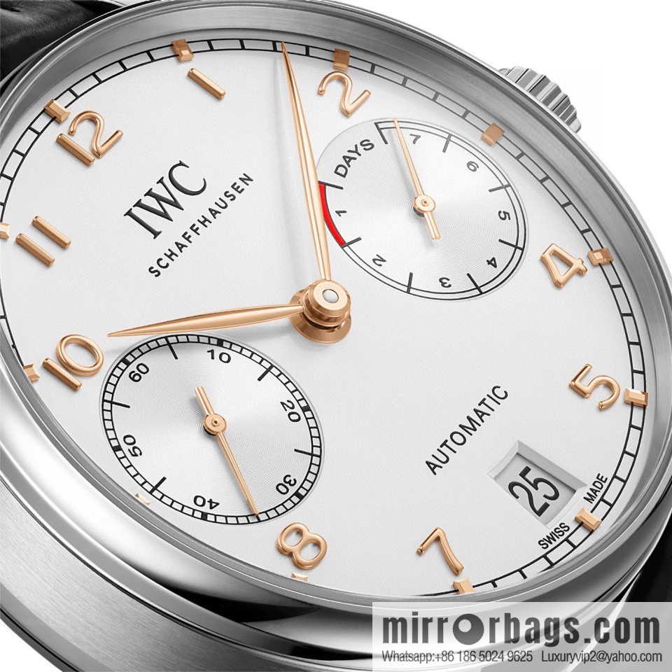 IWC Portugal series 7-day kinetic energy machinery Hangzhou 2c10 movement watch, model IW500713