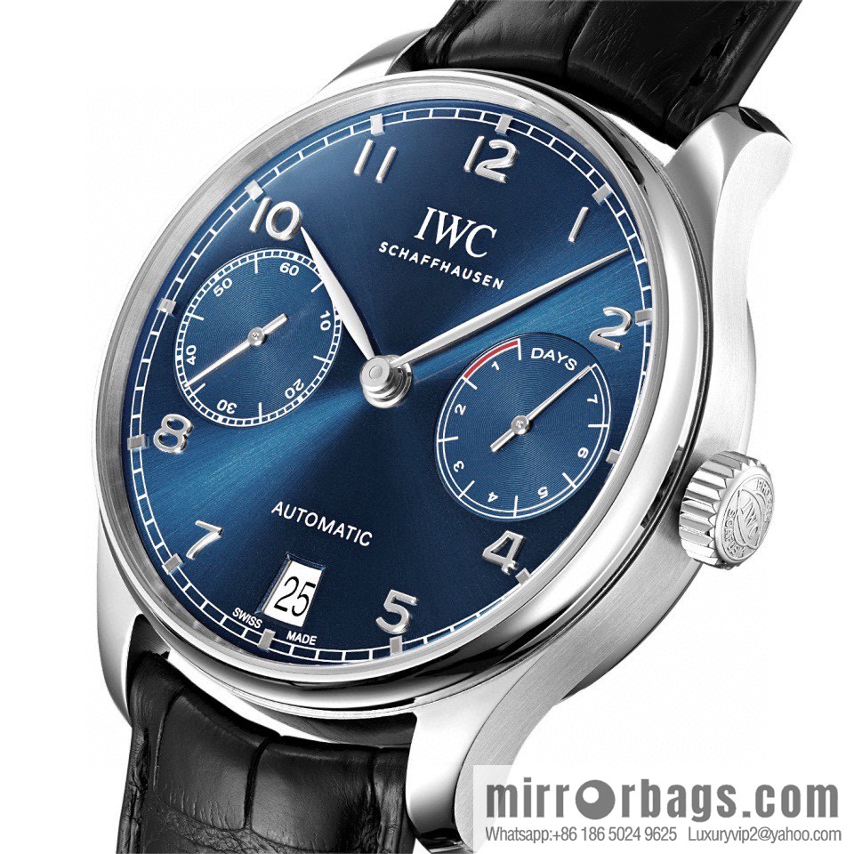 IWC Portugal series 7-day kinetic energy machinery Hangzhou 2c10 movement watch, model IW500713