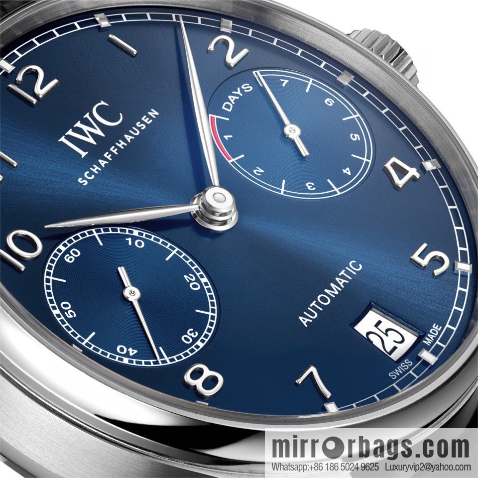 IWC Portugal series 7-day kinetic energy machinery Hangzhou 2c10 movement watch, model IW500713