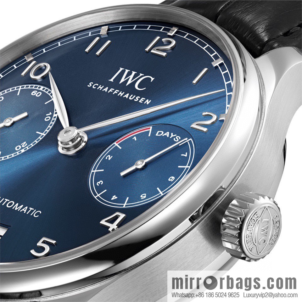 IWC Portugal series 7-day kinetic energy machinery Hangzhou 2c10 movement watch, model IW500713