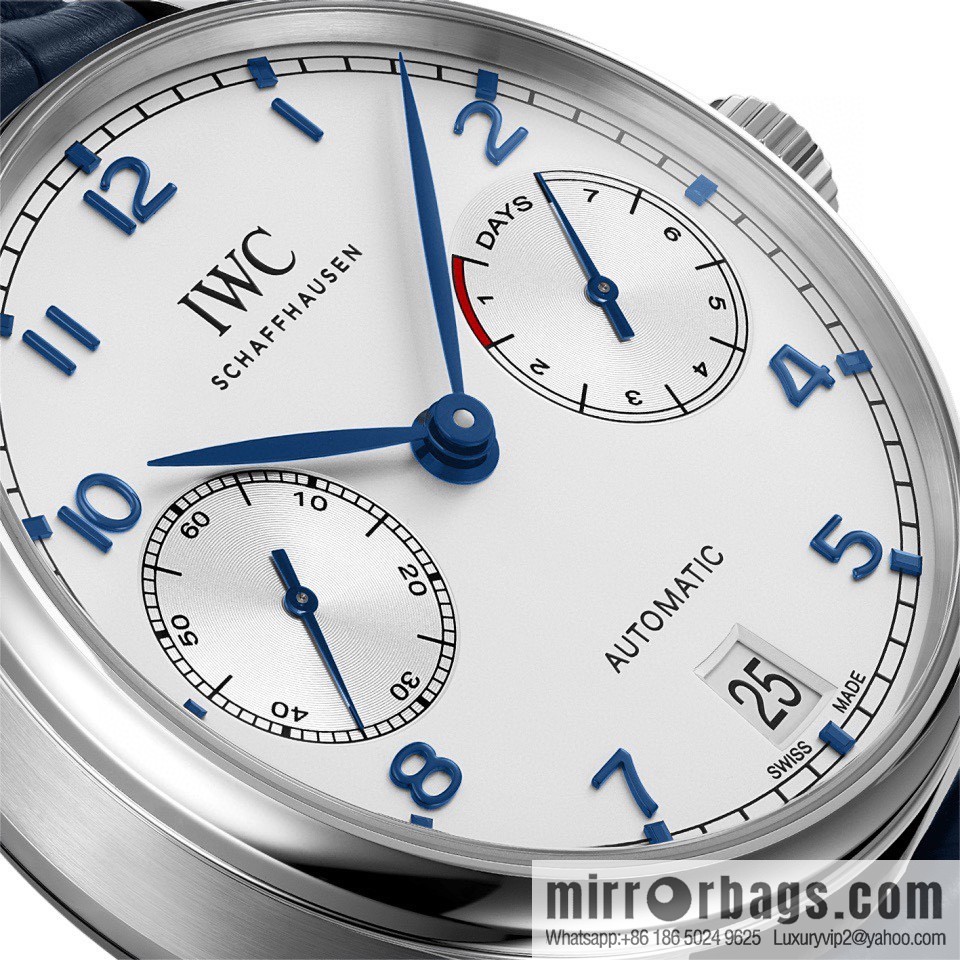 IWC Portugal series 7-day kinetic energy machinery Hangzhou 2c10 movement watch, model IW500713