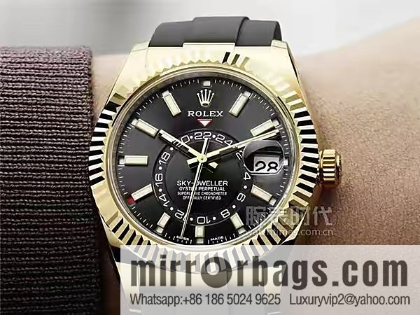 H8 Rolex Sky-Dweller Skywalker Rolex Ring Command Triangle Pit Pattern