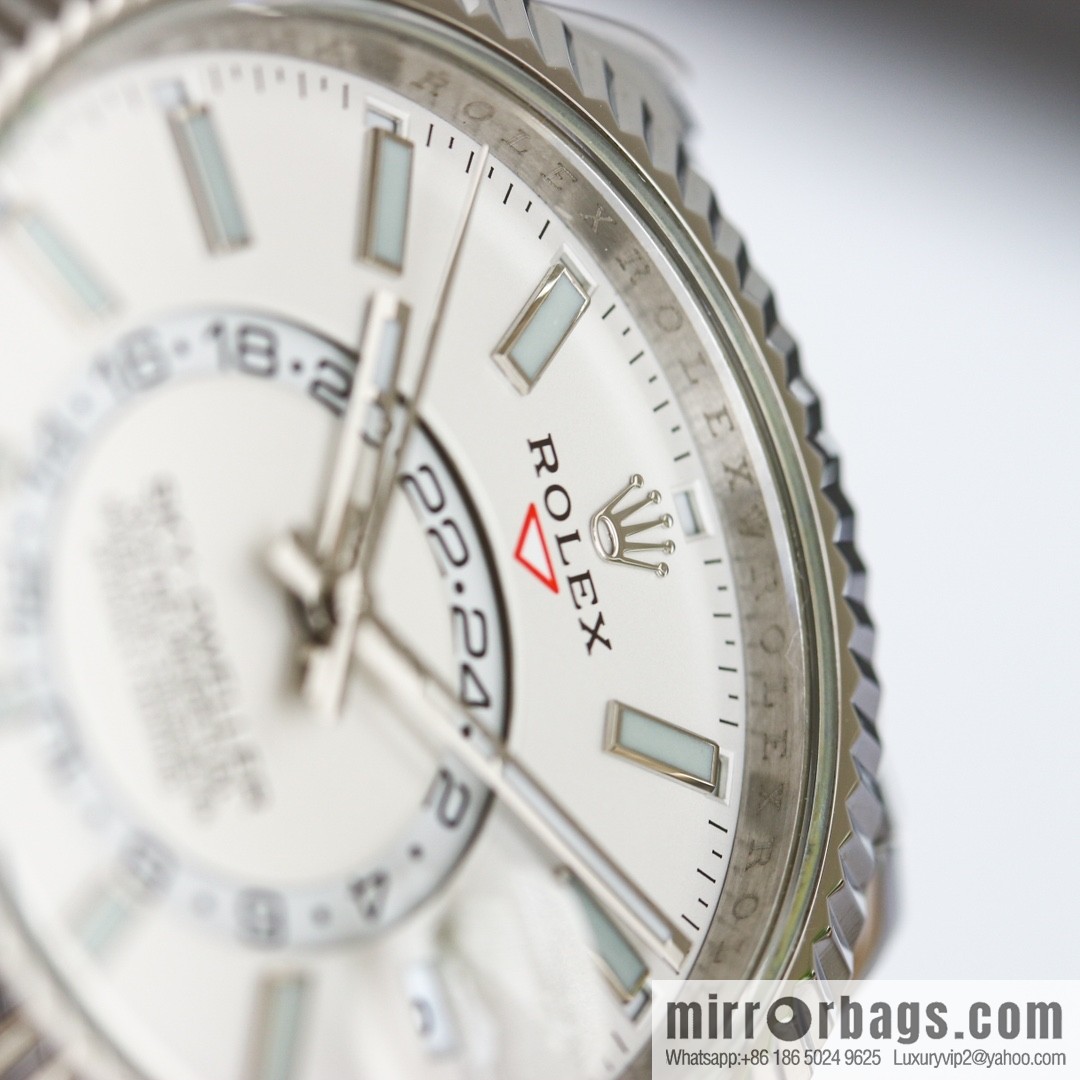 H8 Rolex Sky-Dweller Skywalker Rolex Ring Command Triangle Pit Pattern