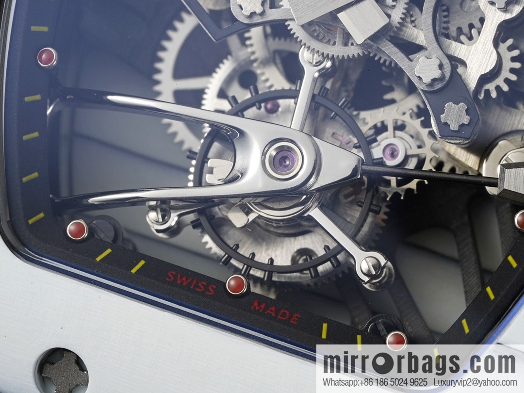 The new RM 27-02 is a RICHARD MILLE sports tourbillon watch designed for tennis players