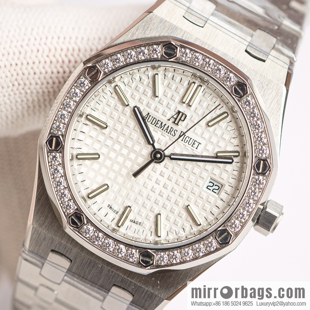 8F Audemars Piguet mechanical women's watch 77350 77351 model, 34mm diameter Royal Oak series self-winding watch