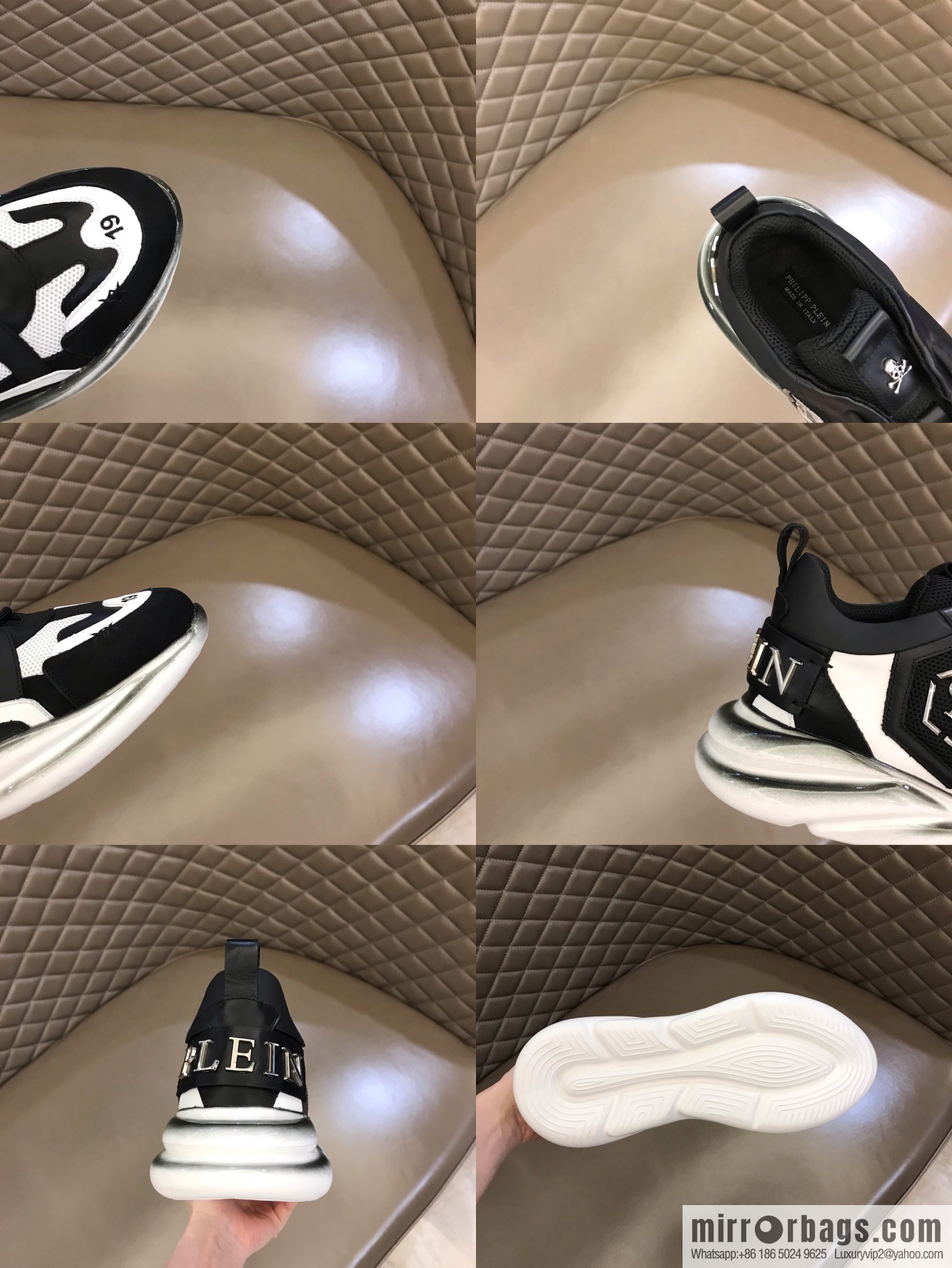 PHILIPP PLEIN German trendy brand, men's casual sneakers