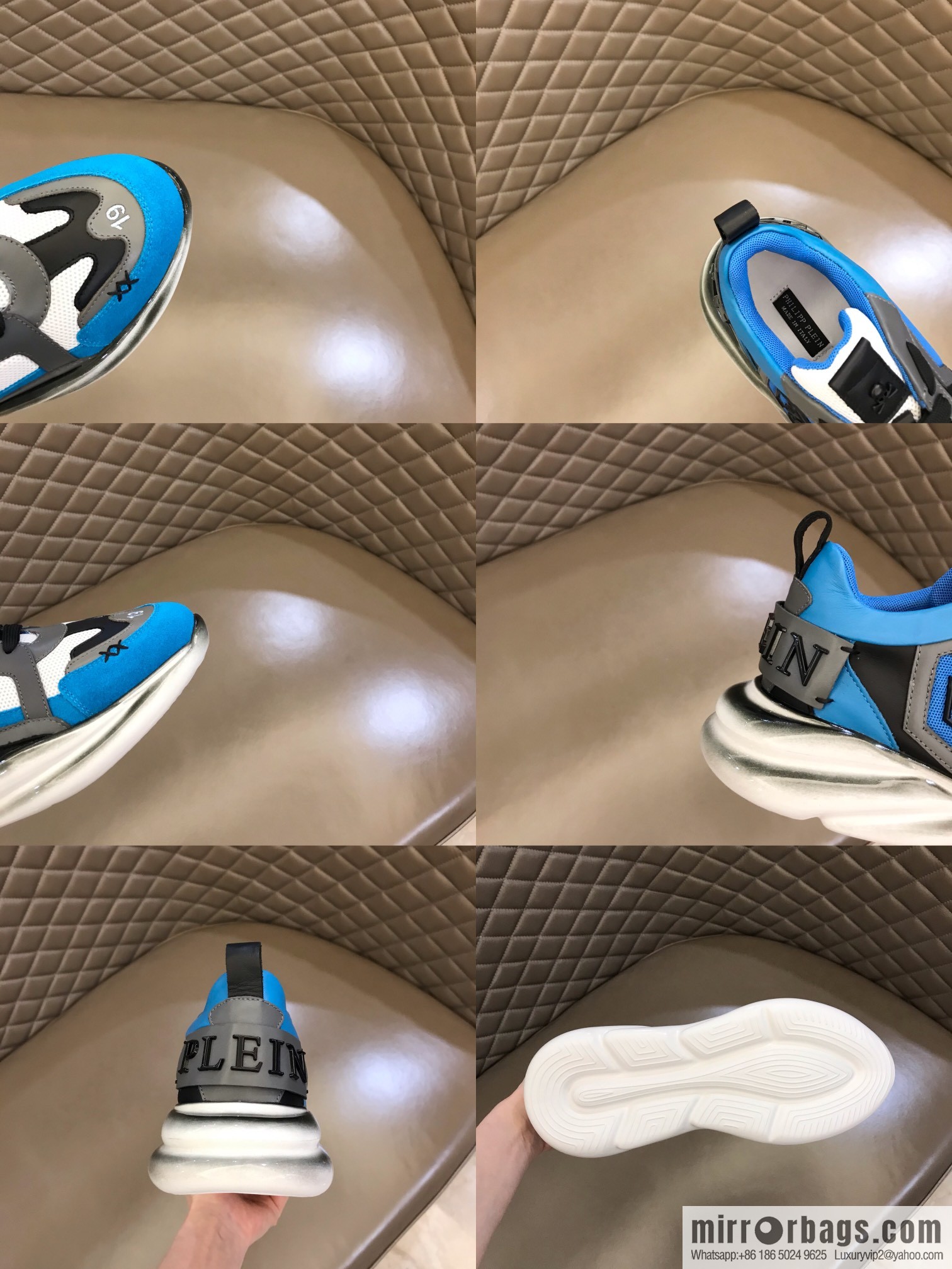 PHILIPP PLEIN German trendy brand, men's casual sneakers