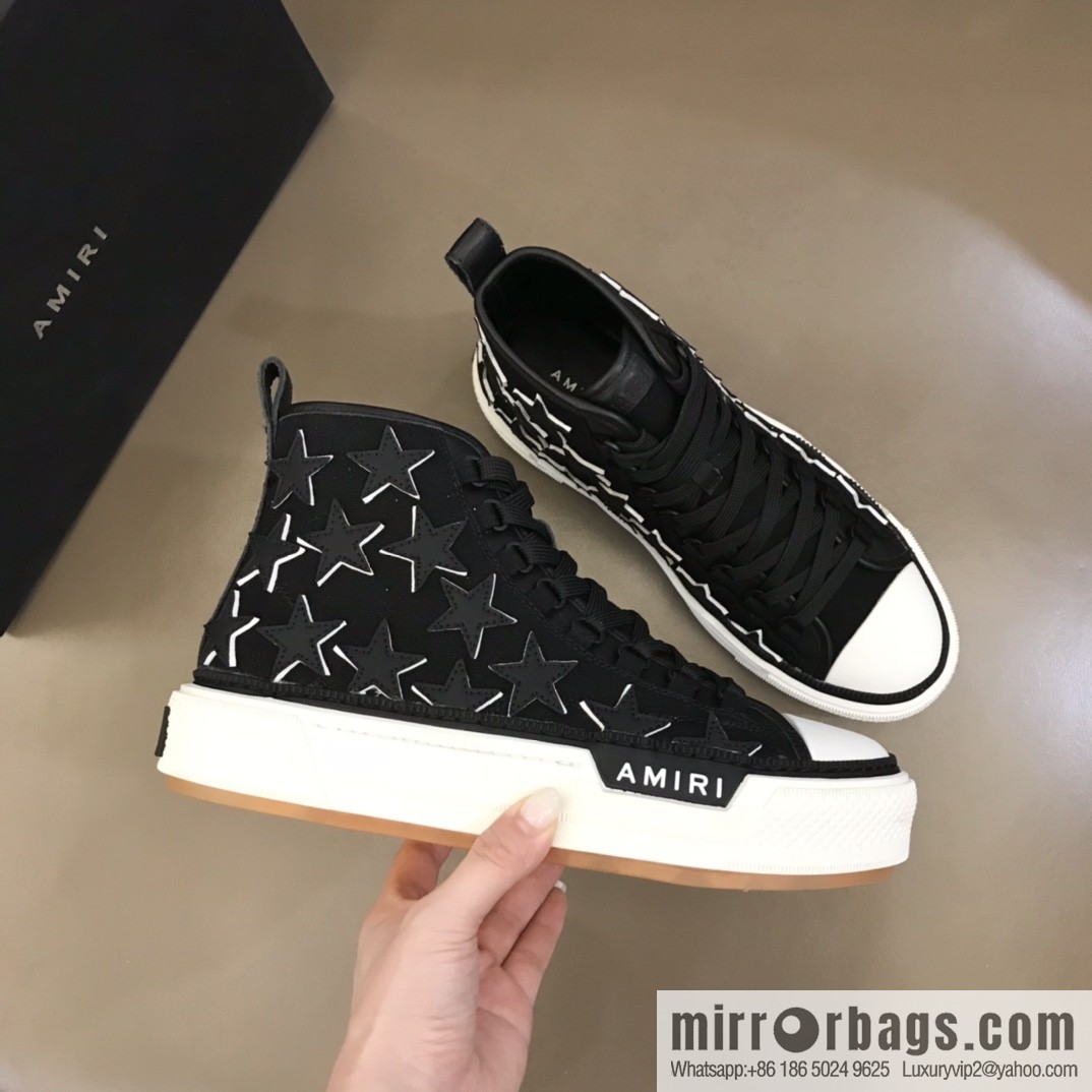 Amiri high-top sneakers men's casual canvas sneakers