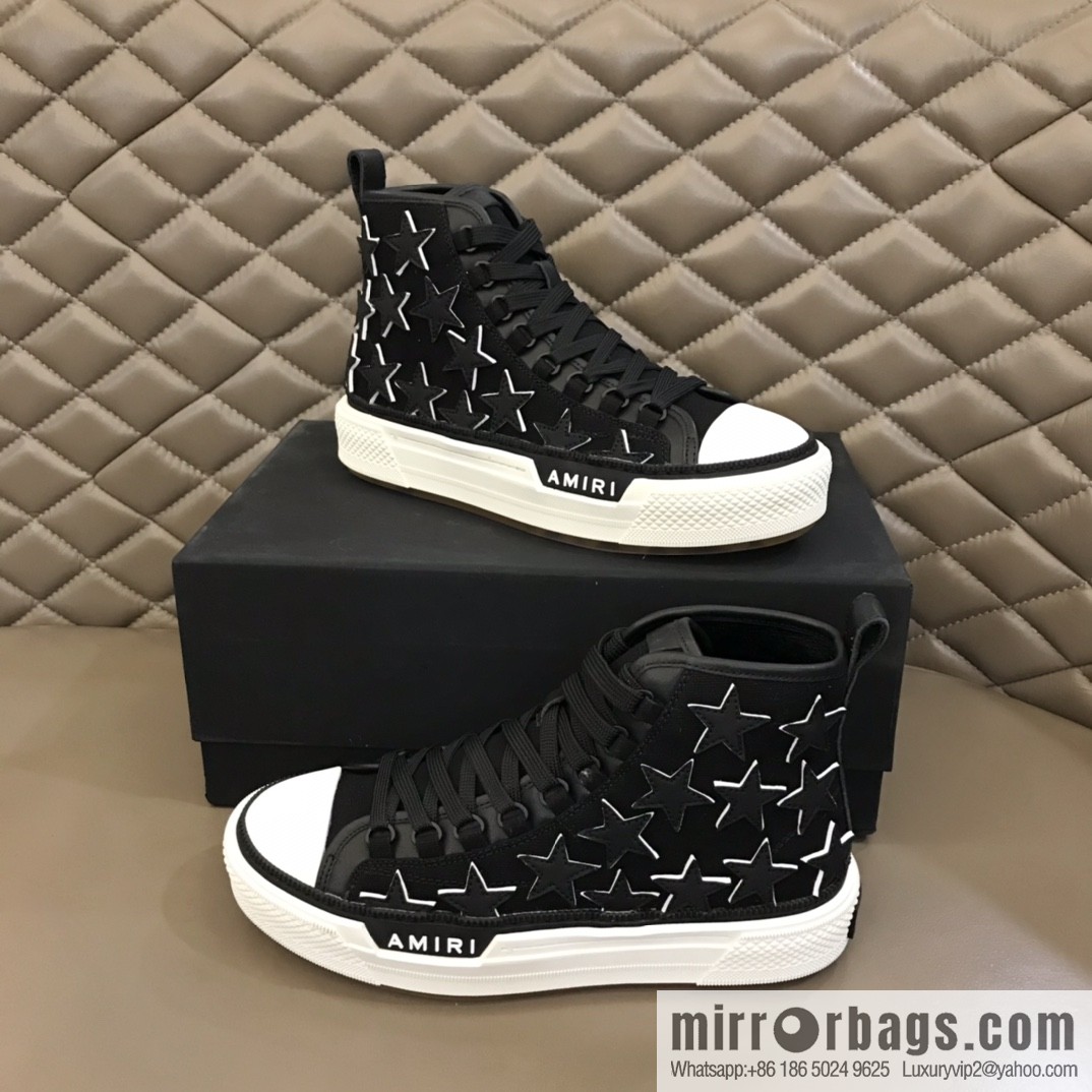 Amiri high-top sneakers men's casual canvas sneakers