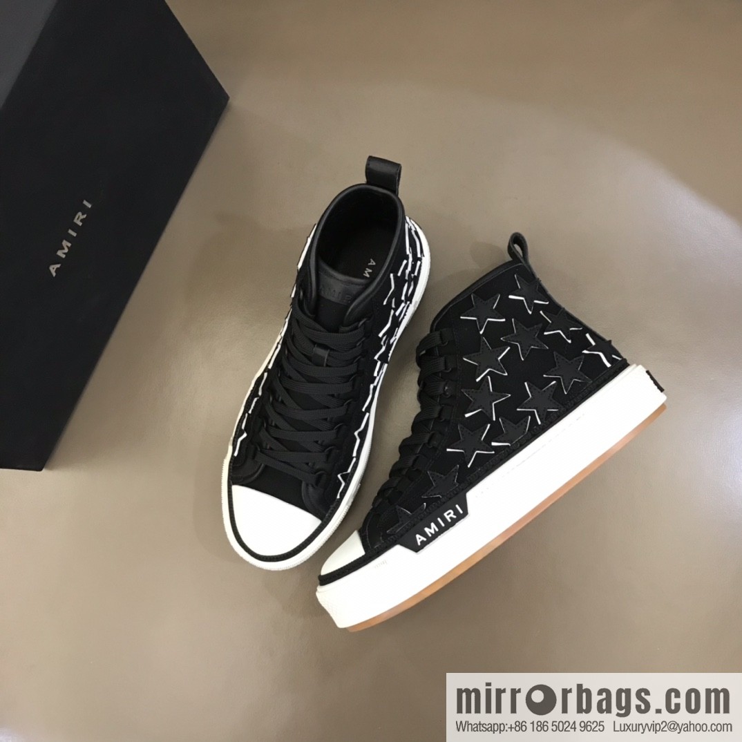 Amiri high-top sneakers men's casual canvas sneakers
