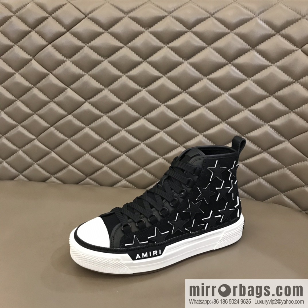 Amiri high-top sneakers men's casual canvas sneakers