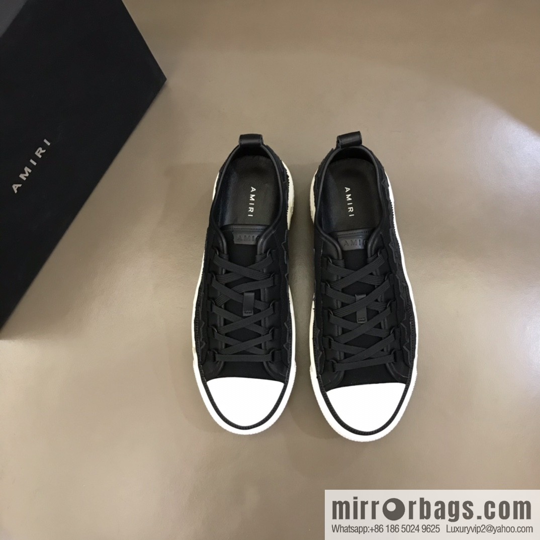 Amiri low-top sneakers men's casual canvas sneakers