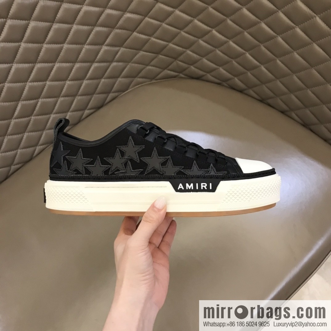 Amiri low-top sneakers men's casual canvas sneakers