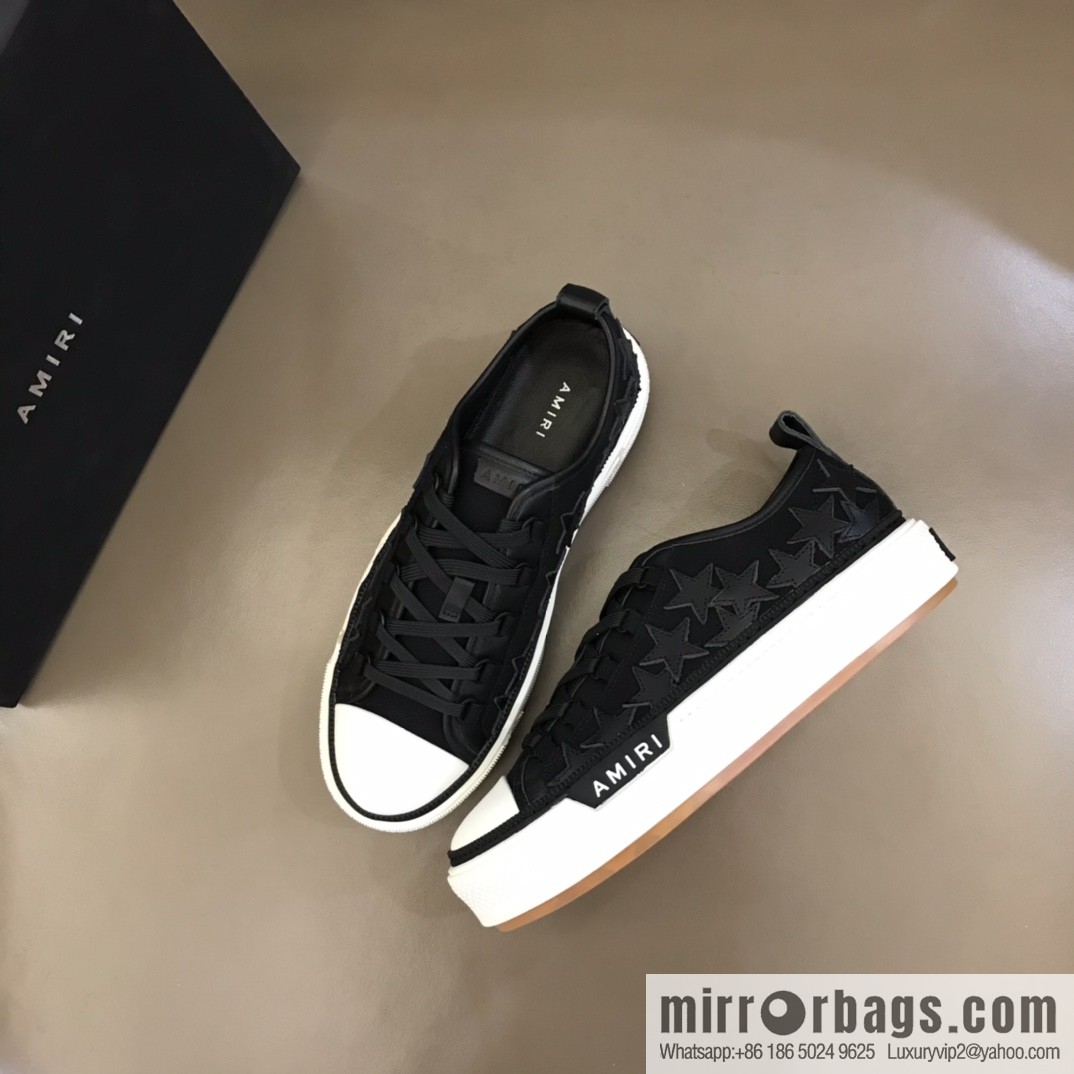 Amiri low-top sneakers men's casual canvas sneakers