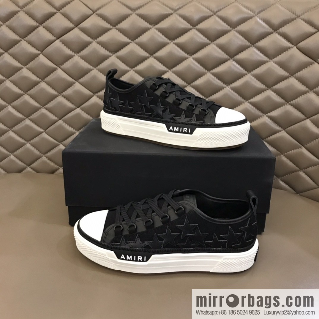 Amiri low-top sneakers men's casual canvas sneakers