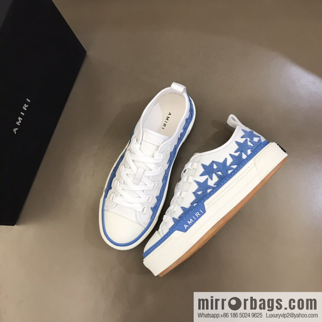 Amiri low-top sneakers men's casual canvas sneakers