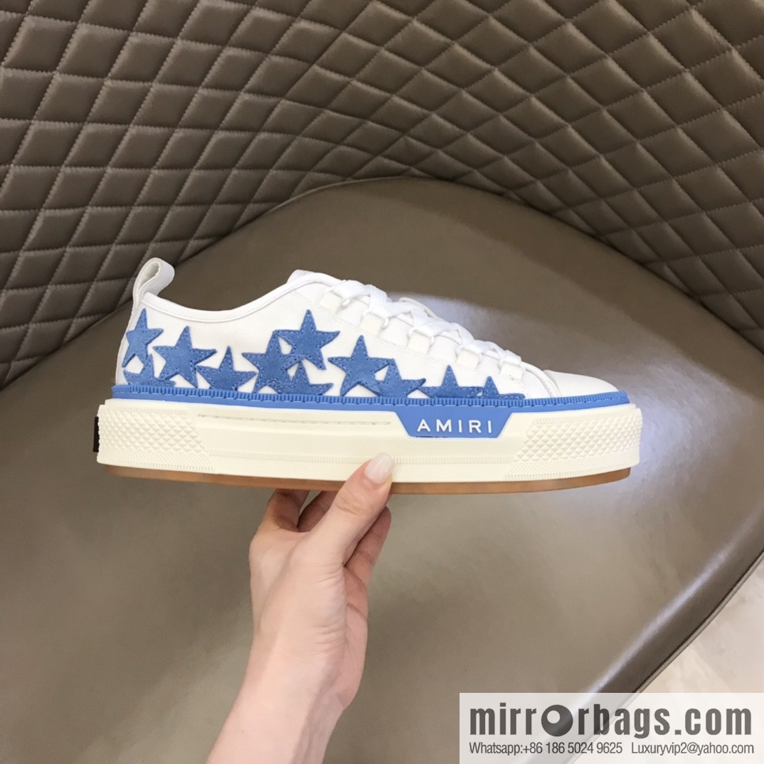 Amiri low-top sneakers men's casual canvas sneakers