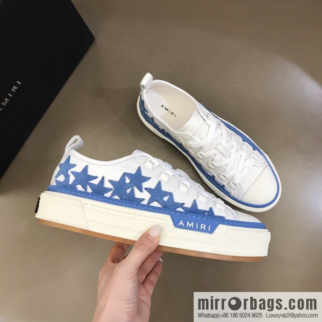 Amiri low-top sneakers men's casual canvas sneakers