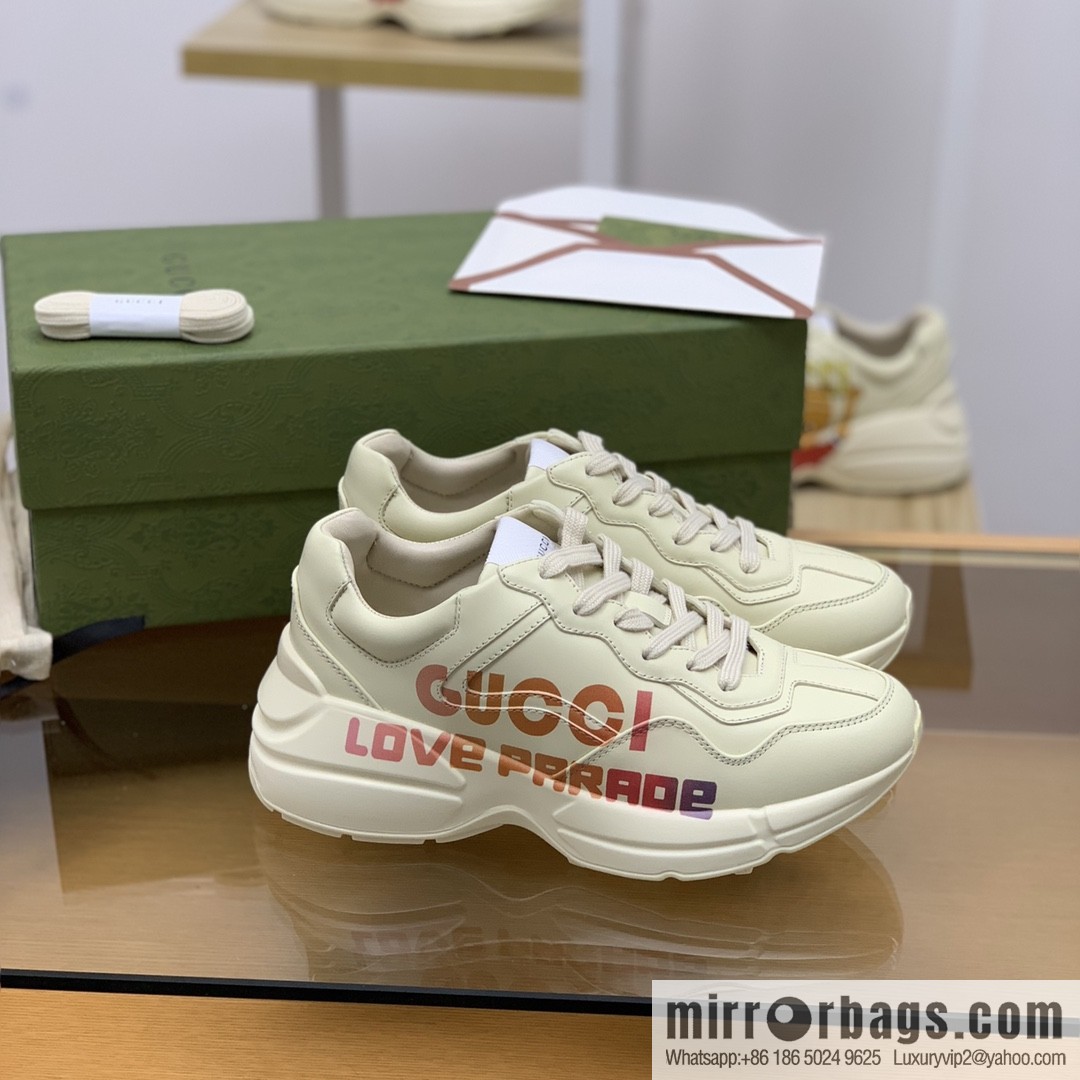 Gucci Gucci [New G Home High Version] Unisex Vintage sneakers