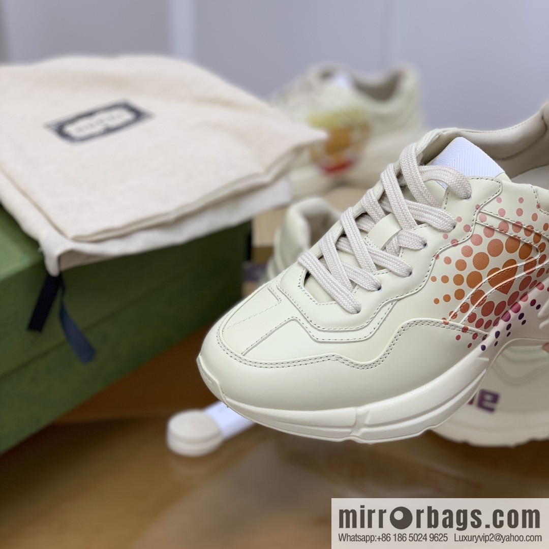 Gucci Gucci [New G Home High Version] Unisex Vintage sneakers