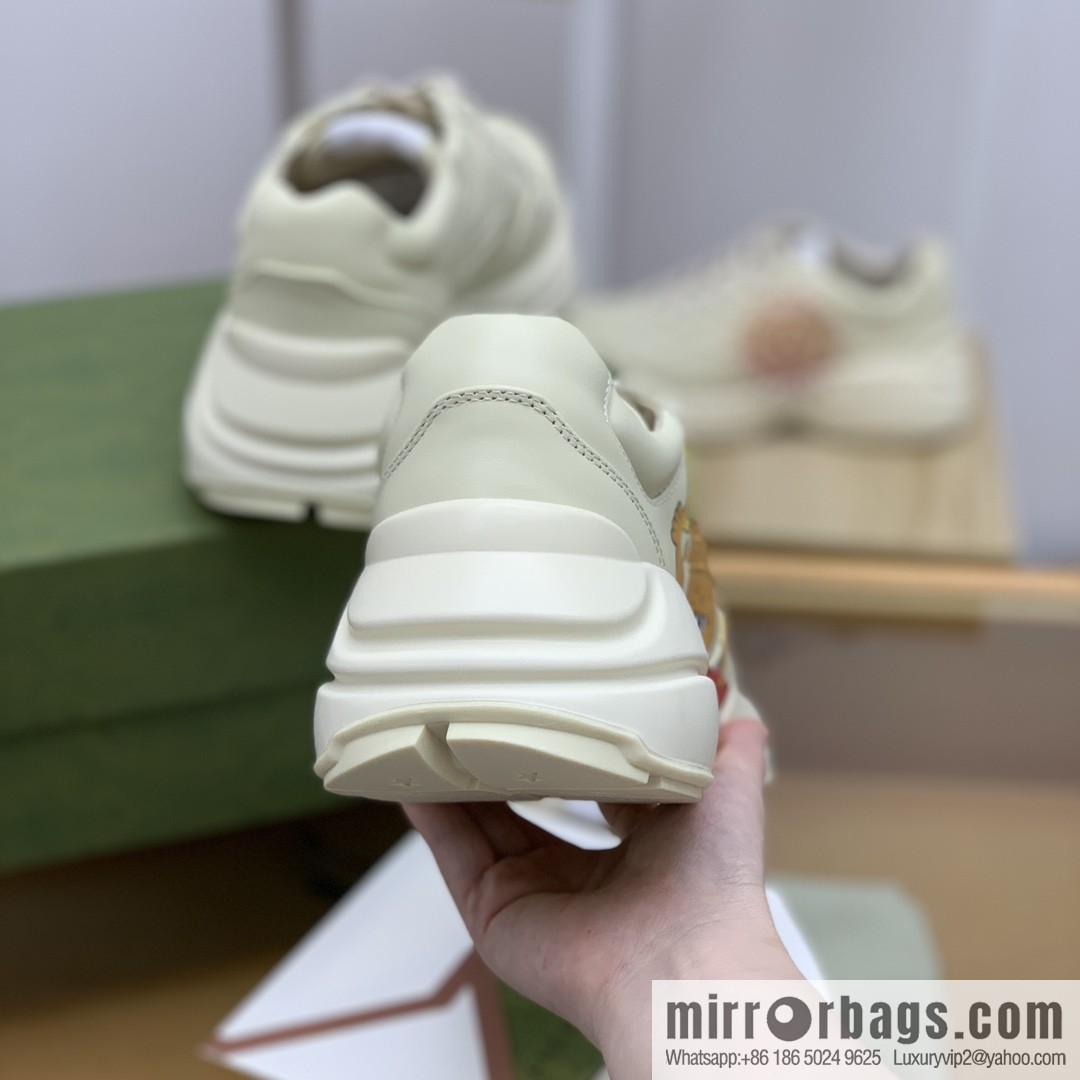 Gucci Gucci [New G Home High Version] Unisex Vintage sneakers