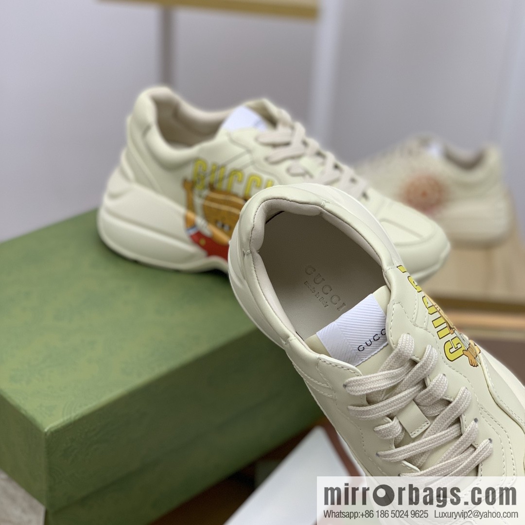 Gucci Gucci [New G Home High Version] Unisex Vintage sneakers