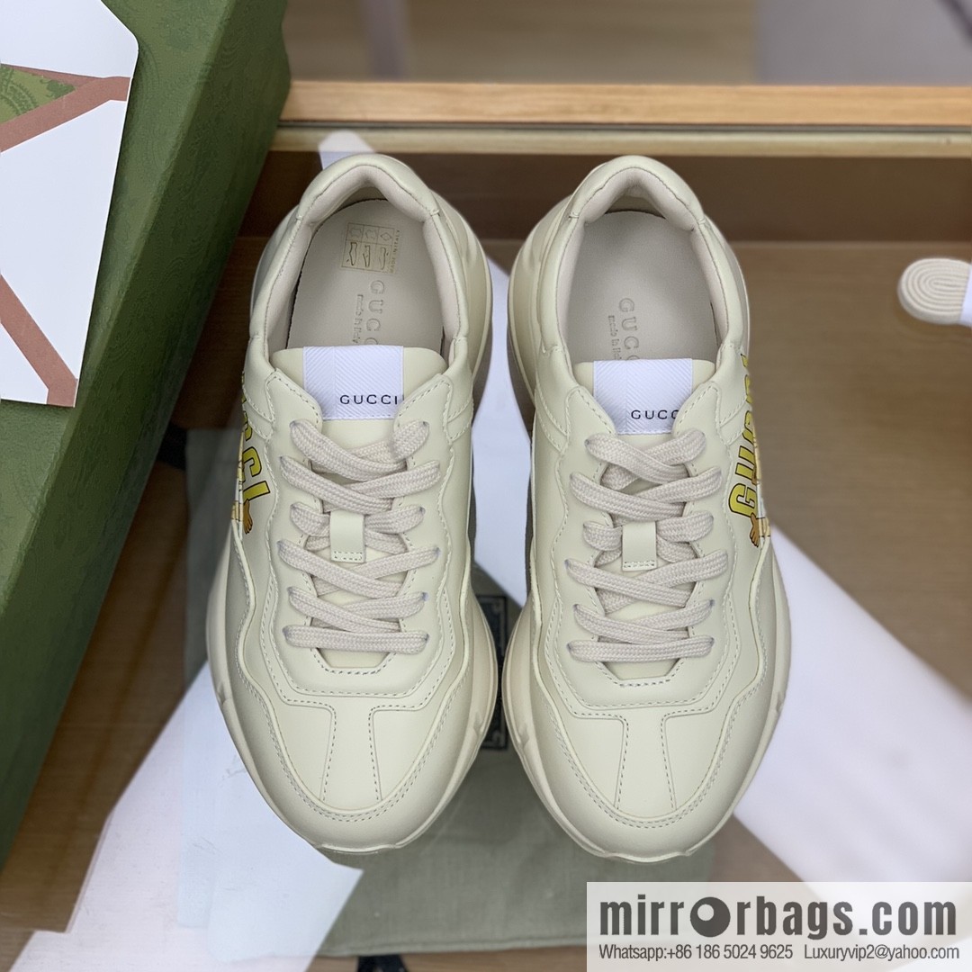 Gucci Gucci [New G Home High Version] Unisex Vintage sneakers