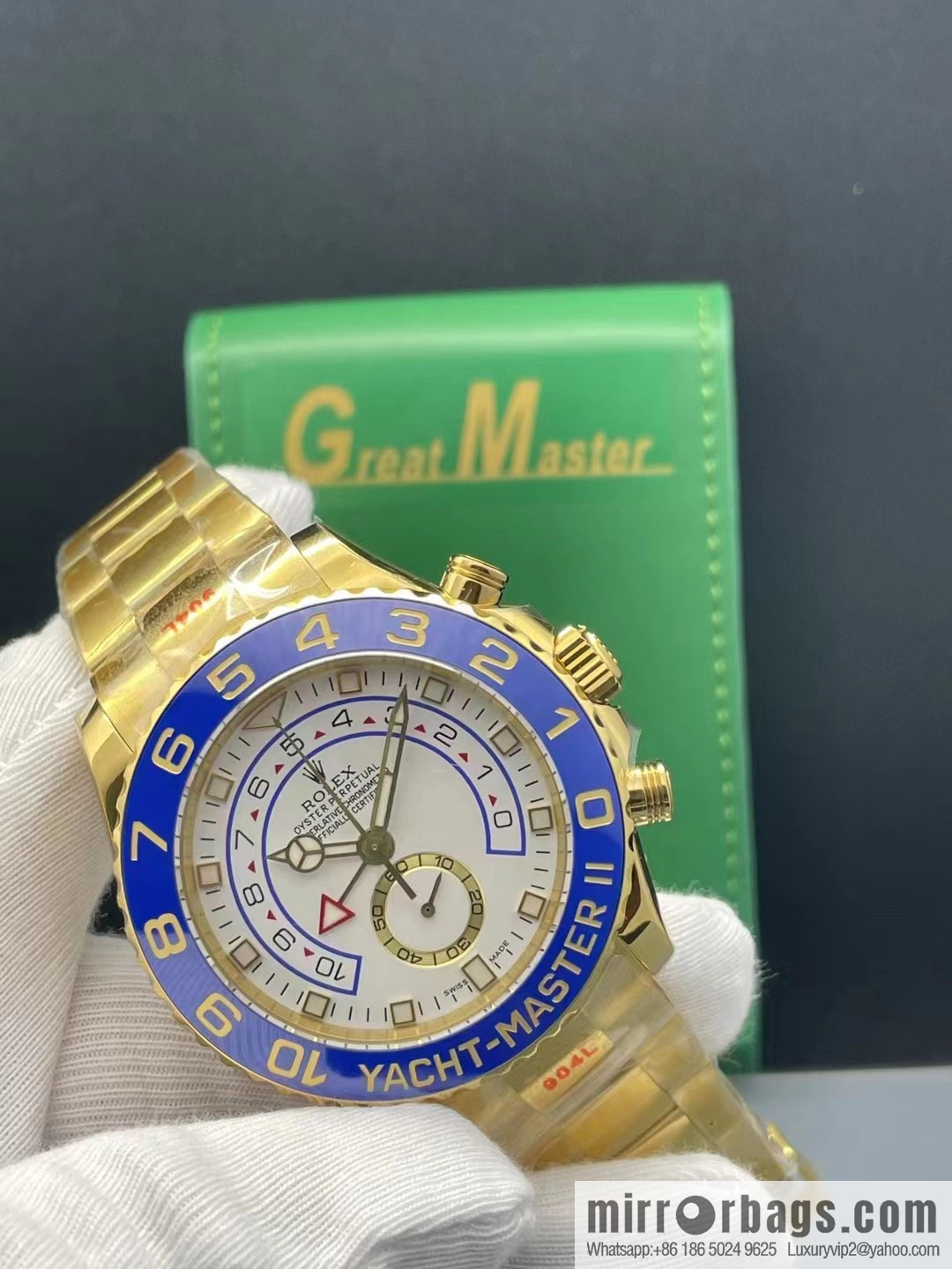 GM's latest V2 production, with original Rolex watches Yacht Master series