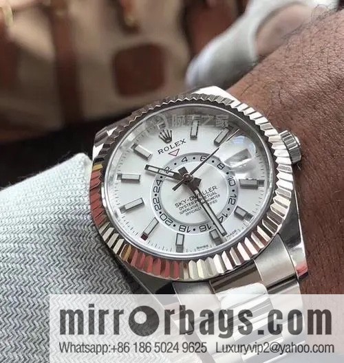 H8 Rolex Sky-Dweller Skywalker Rolex Ring Command Triangle Pit Pattern