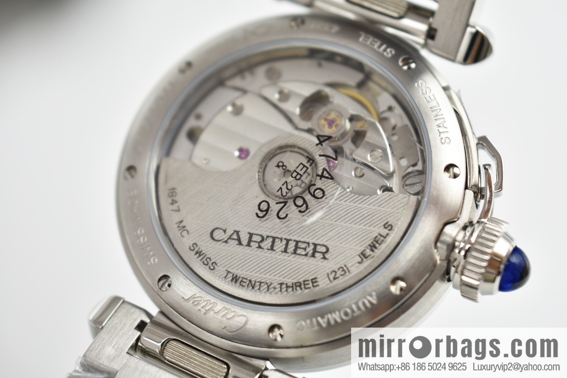 O produced the latest Cartier Pasha series Cartier 1847MC movement watch in 2020