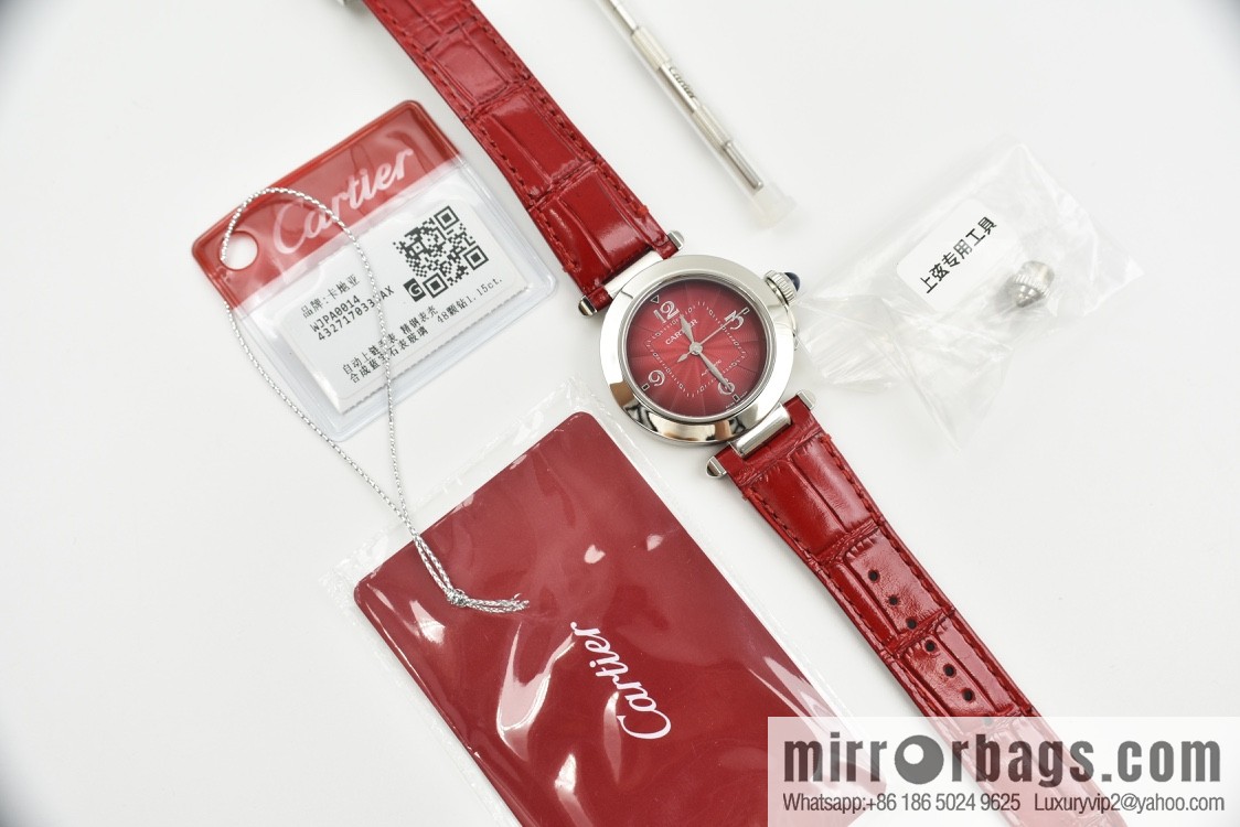 O produced the latest Cartier Pasha series Cartier 1847MC movement watch in 2020