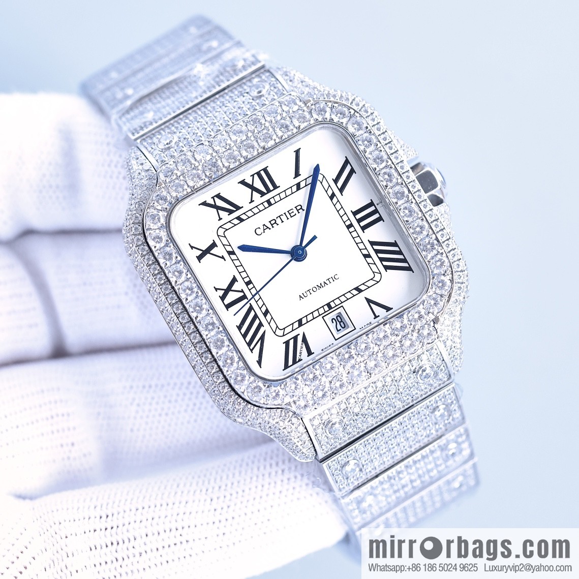 The new Cartier Santos Gypsy features a stable 8215 movement watch