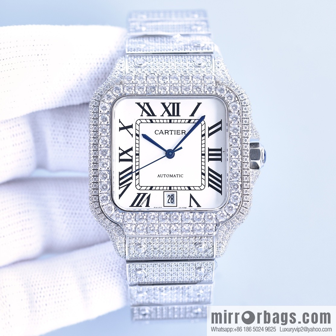 The new Cartier Santos Gypsy features a stable 8215 movement watch