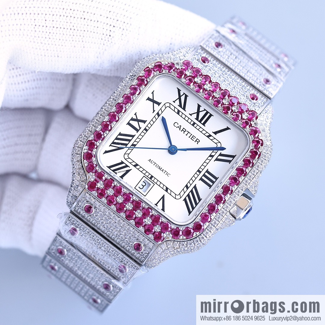 The new Cartier Santos Gypsy features a stable 8215 movement watch