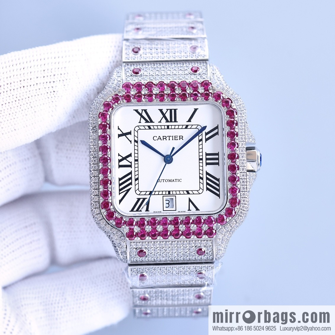 The new Cartier Santos Gypsy features a stable 8215 movement watch