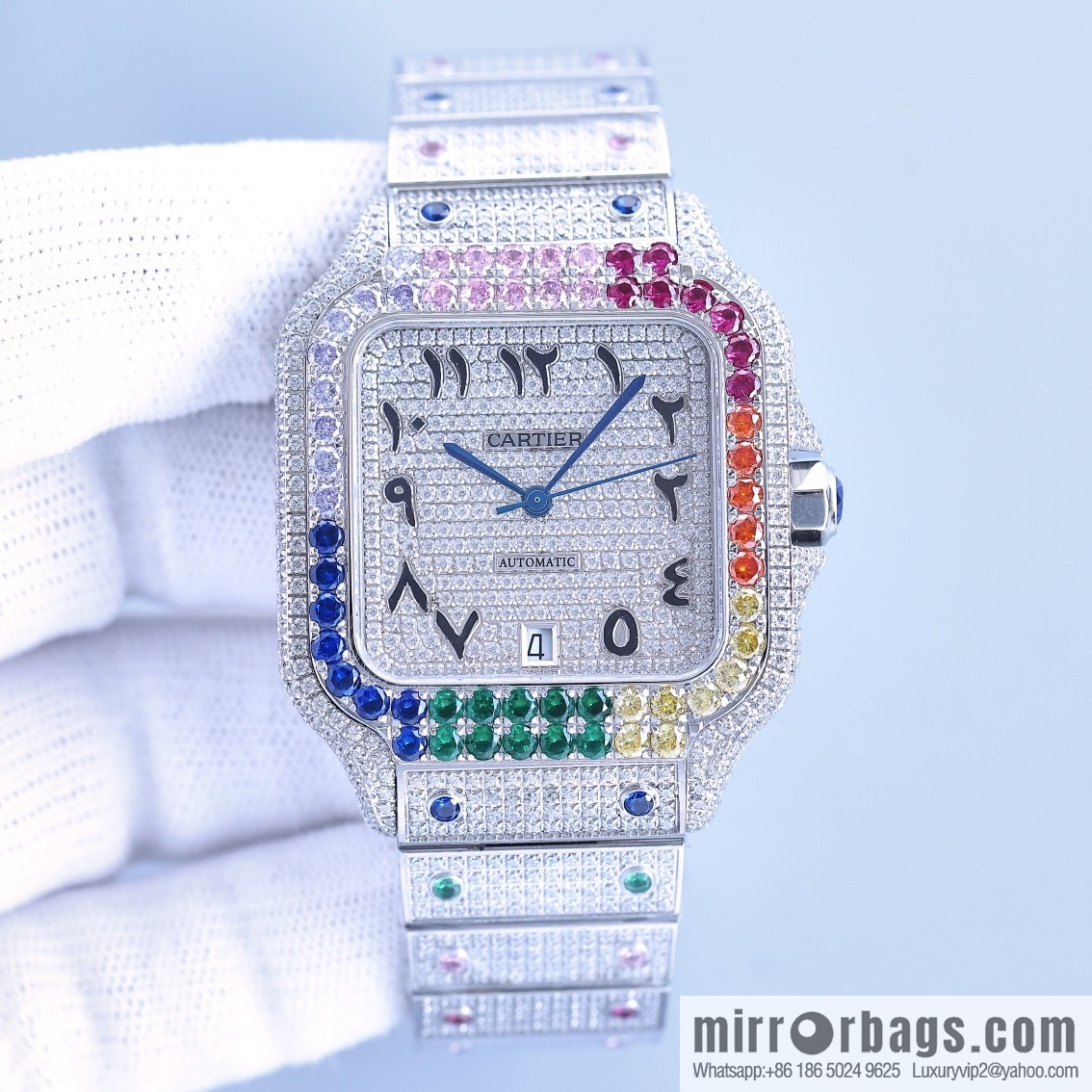 The new Cartier Santos Gypsy features a stable 8215 movement watch