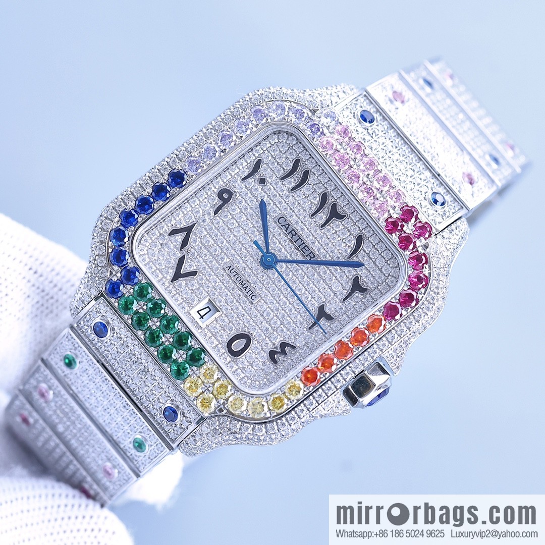 The new Cartier Santos Gypsy features a stable 8215 movement watch