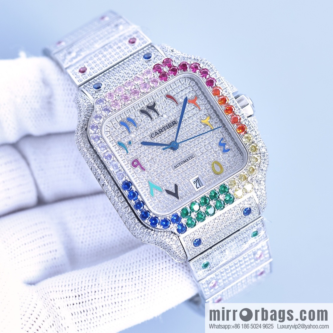 The new Cartier Santos Gypsy features a stable 8215 movement watch