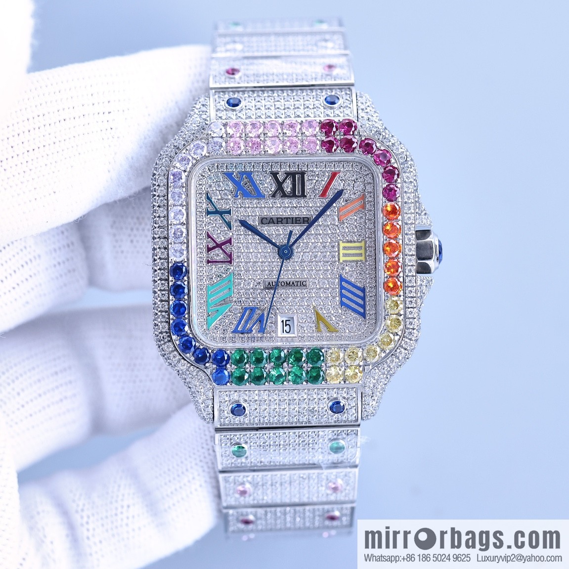 The new Cartier Santos Gypsy features a stable 8215 movement watch