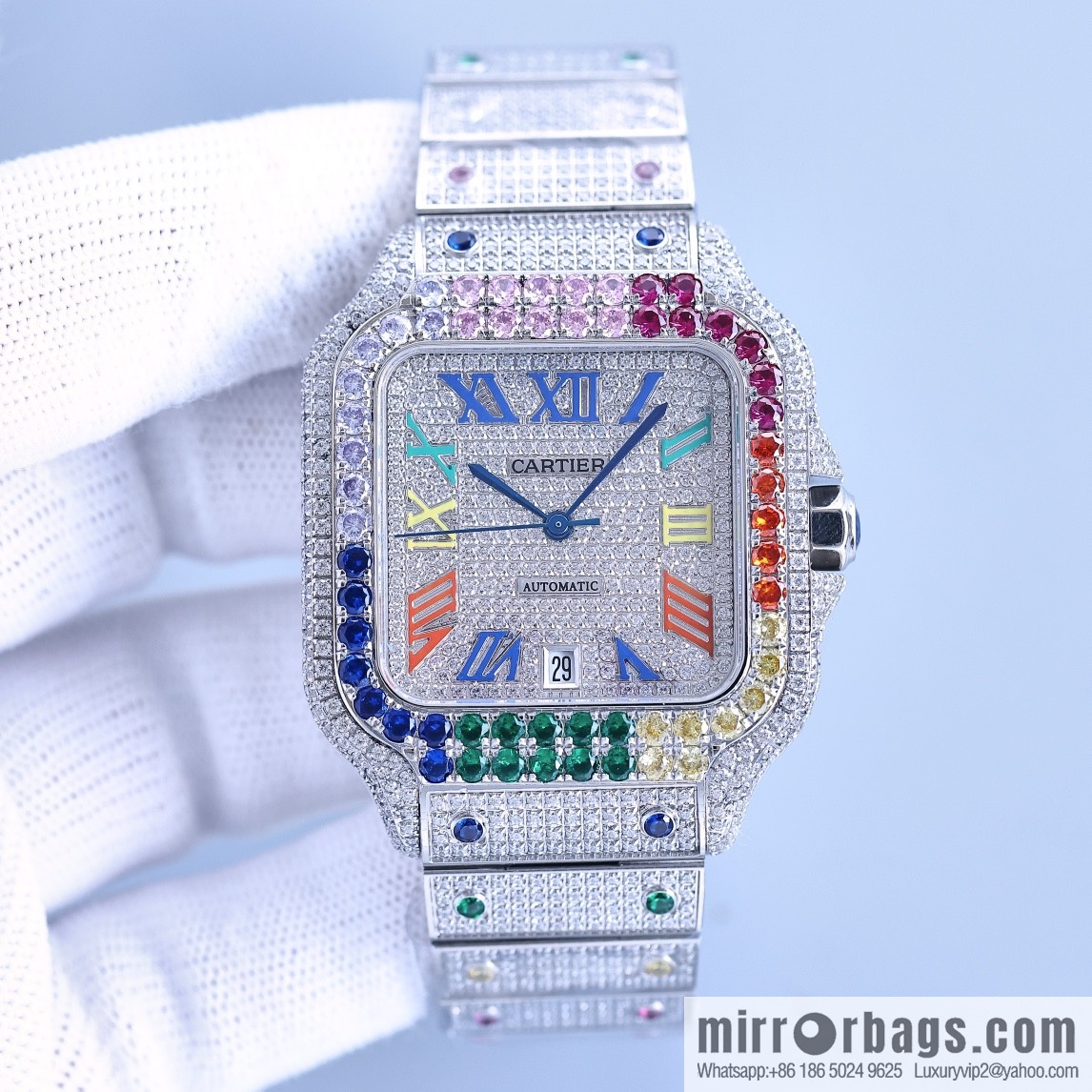 The new Cartier Santos Gypsy features a stable 8215 movement watch