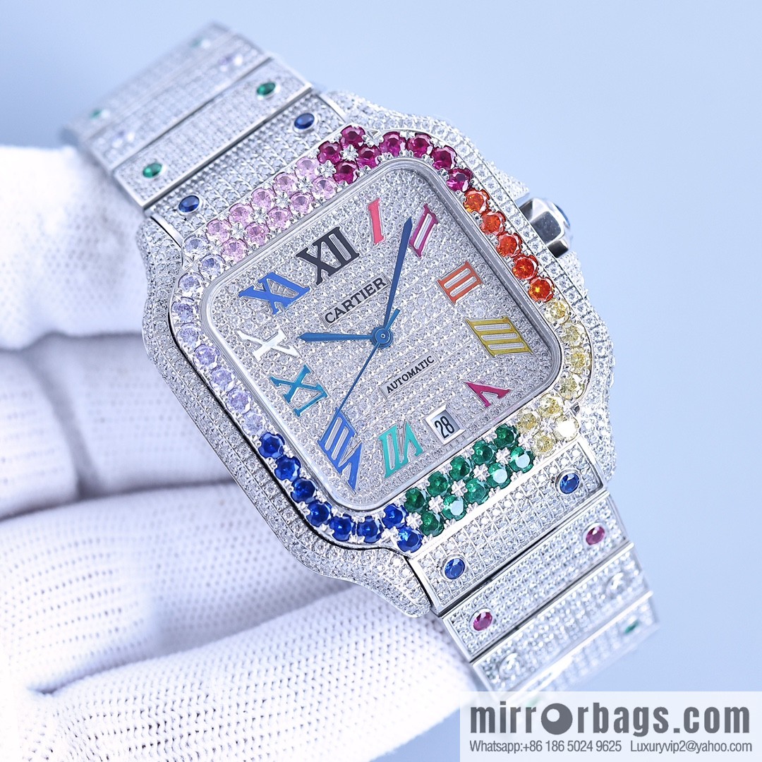 The new Cartier Santos Gypsy features a stable 8215 movement watch