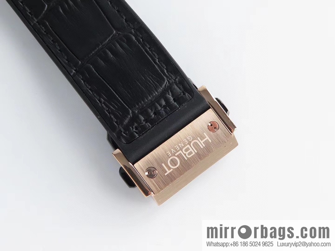 HB Hublot HUBLE 🎮 Classic 7750 three-hand travel time watch